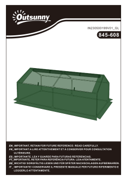 Outsunny 845-608 Manuel d'utilisation | Chat IA