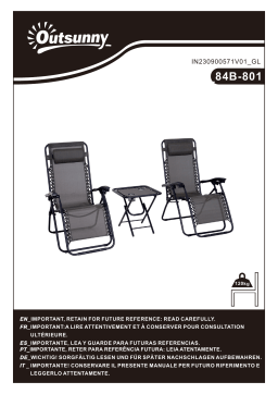 84B-801 Ensembles de chaises longues : IA et PDF