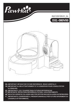 PawHut D31-080V00 Manuel d'utilisation | AI Chat & PDF