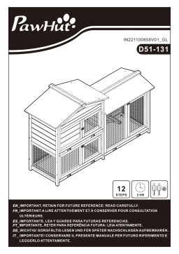 PawHut D51-131 Clapiers pour animaux | AI Chat & PDF