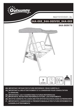 Outsunny 84A-068V00BU Manuel utilisateur