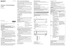 Sony NXL-FR316 Mode d'emploi | Chat IA & PDF