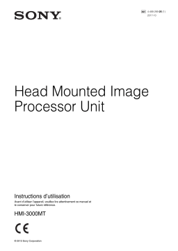 Sony HMI-3000MT Instructions d'Utilisation + Chat IA 