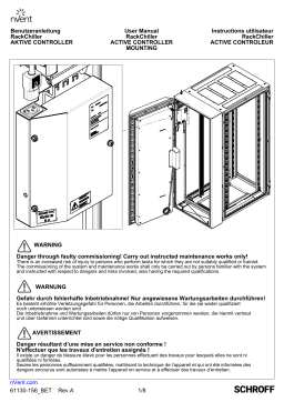 Hoffman RACKCHILLER Active Controller Mounting Manuel utilisateur