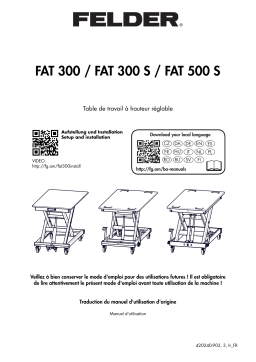 FAT 300, 300 S, 500 S : Mode d'emploi + Chat IA