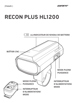 RECON PLUS HL1200 Manuel d'utilisation | Chat IA