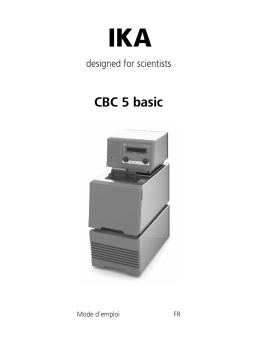 IKA CBC 5 basic Manuel du propriétaire