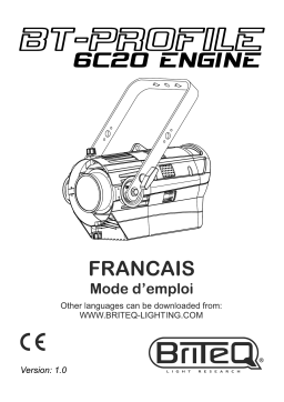 Briteq BT-PROFILE 1530 OPTIC Manuel du propriétaire