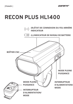Giant Recon Plus HL1400: Manuel d'IA et PDF