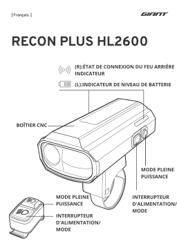 Giant Recon Plus HL2600 Manuel + Chat IA & PDF