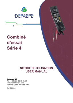 Depaepe Série 4 Combiné d'Essai: Assistance IA & PDF