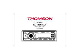 Thomson RDT510DAB Manuel utilisateur | AI Chat & PDF