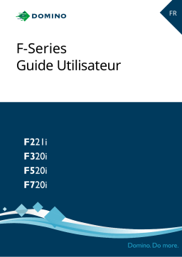 Domino F-Series (F221i, F320i, F520i, F720i) Mode d'emploi