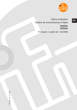 ifm O2D50x, O2D52x: Chat IA et téléchargement PDF