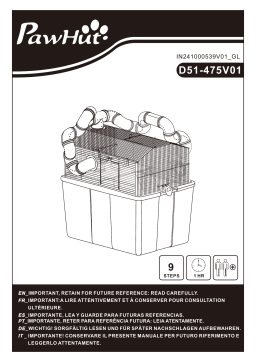 PawHut D51-475V01: Chat IA et téléchargement PDF