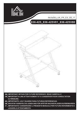 836-425, 836-425V01, 836-425V80: Manuel IA et PDF