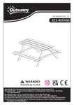 Outsunny 3E2-005V00 Table Pique-Nique | IA Chat &amp; PDF