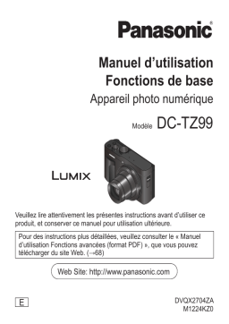Panasonic DC-TZ99 : Manuel d'utilisation + Chat IA