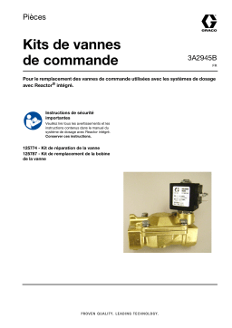 Kits de vannes Graco 125774, 125787 | Chat IA & PDF