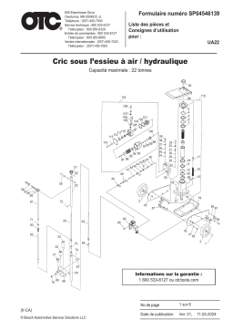 OTC UA22 Cric sous l'essieu: IA Chat et PDF