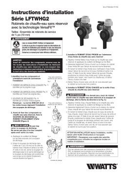 LFTWHG2 FT/FS Instructions d'installation avec IA