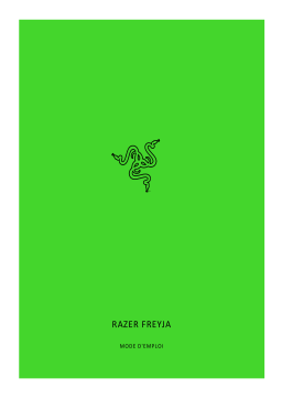 Razer Freyja Coussin Gaming: IA et PDF