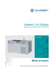 Lyophilisateur Gamma 2-16 LSCplus: IA &amp; T&eacute;l&eacute;chargement PDF