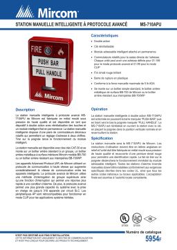 Mircom MS-710APU Fiche Technique | AI Chat & PDF