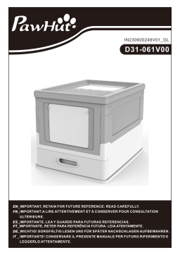 Manuel d'utilisation D31-061V00 PawHut | IA Chat et PDF