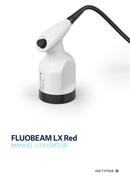 Getinge FLUOBEAM LX Red: Manuel d'utilisation + IA