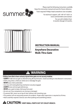 Summer Infant Anywhere Decorative Walk-Thru: AI Chat & PDF