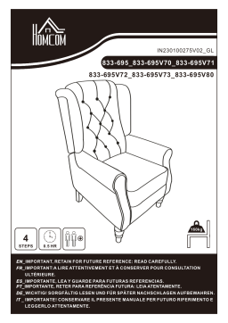 HOMCOM 833-695+ : Assistance IA et téléchargement PDF