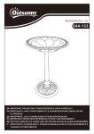 844-133 Fontaine &agrave; oiseaux | Chat IA et t&eacute;l&eacute;chargement PDF