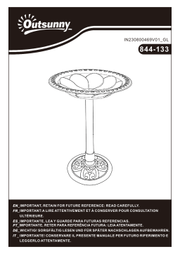 844-133 Fontaine à oiseaux | Chat IA et téléchargement PDF