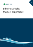 Domino Editor Starlight Manuel utilisateur