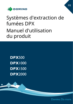 Domino DPX500/1000/1500/2000 Manuel | IA Chat & PDF
