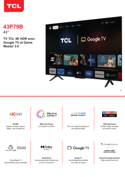 TCL P79B 43P79B: Fiche technique | AI Chat & PDF