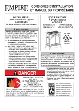 DVP20CC, DVP30CC Poêle à Gaz : Chat IA et PDF