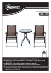 Manuel d'utilisation Outsunny 84B-225 | Chat IA et t&eacute;l&eacute;chargement PDF