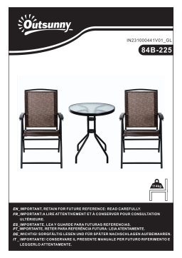 Manuel d'utilisation Outsunny 84B-225 | Chat IA et téléchargement PDF
