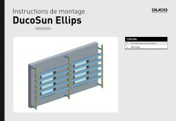 Duco Ellips Brise-soleil : Instructions de montage + AI