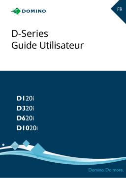 Domino D-Series (D120i, D320i, D620i, D1020i) Mode d'emploi