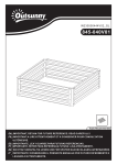 845-040V01 Jardini&egrave;re sur&eacute;lev&eacute;e | Chat IA &amp; PDF