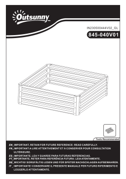 845-040V01 Jardinière surélevée | Chat IA & PDF
