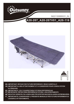 Outsunny A20-207, A20-207V01, A20-116 | AI Chat & PDF