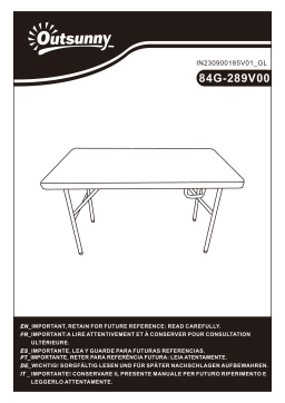 84G-289V00 Table pliante: Chat IA et téléchargement PDF