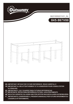 Outsunny 845-967V00 Manuel utilisateur