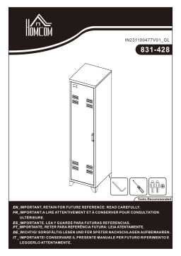 HOMCOM 831-428 Casier : Chat IA et téléchargement PDF