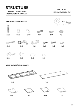 STRUCTUBE Mildred Manuel utilisateur