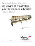 Melco EMC 10/12 Manuel d'installation | AI Chat &amp; PDF